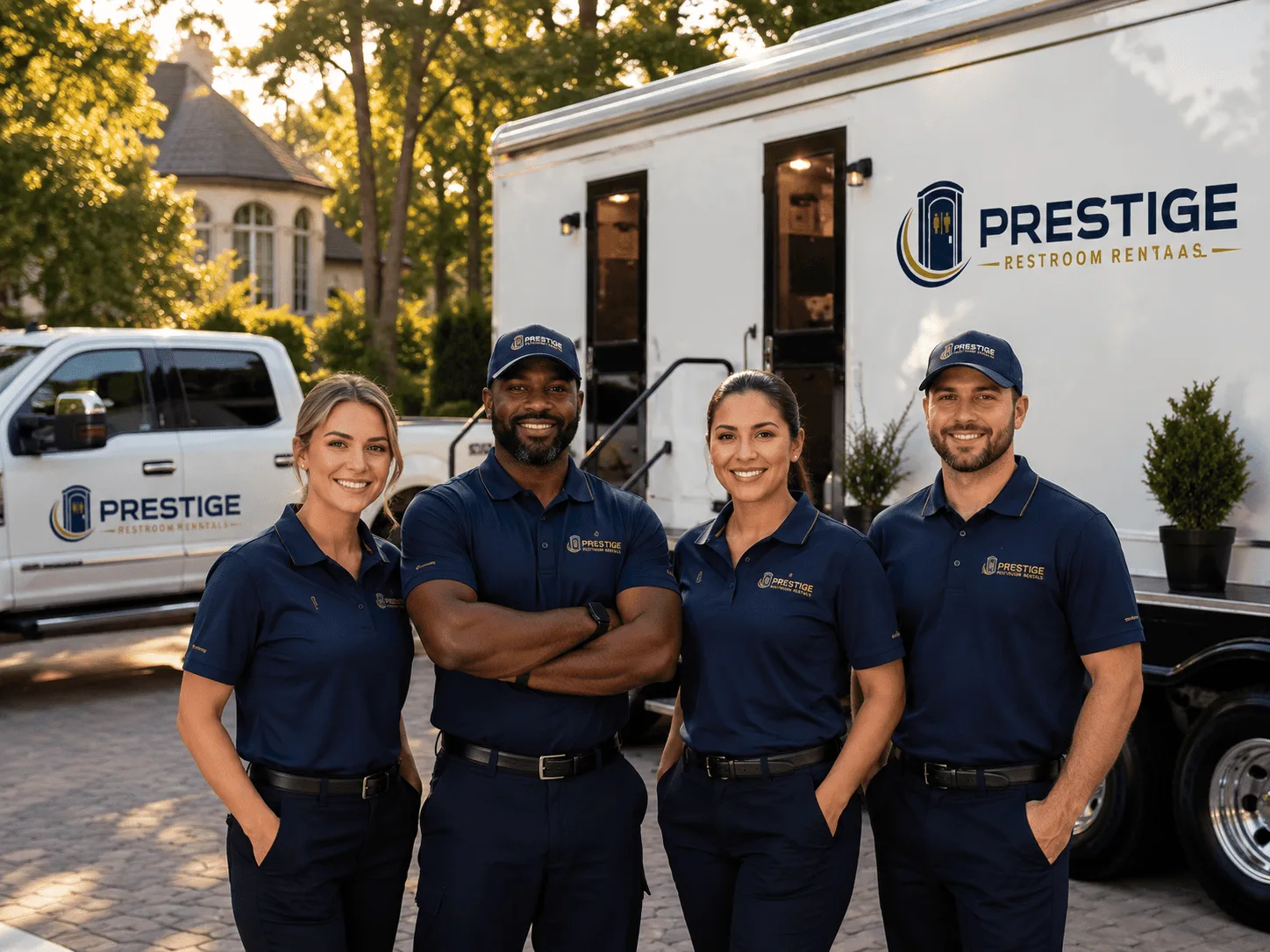 Trusted Luxury Portable Restrooms company in Lake, MI